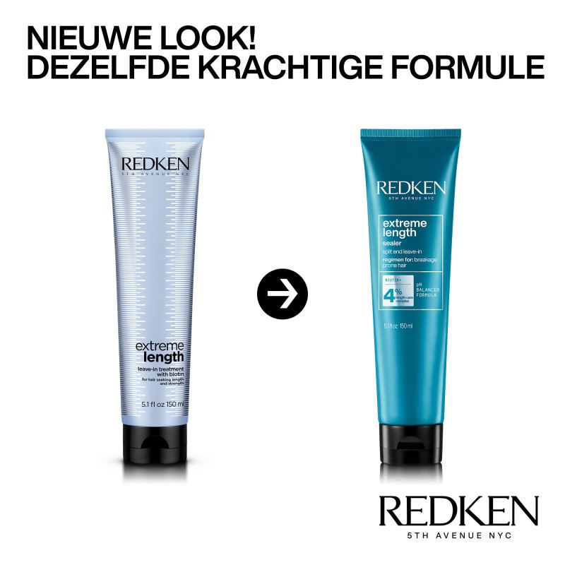 Redken Extreme length Sealer Leave-In 150ml Old and new