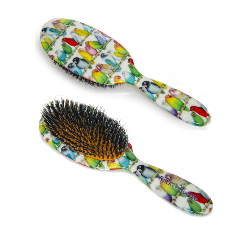 Rock & Ruddle Hairbrush Love Birds buy