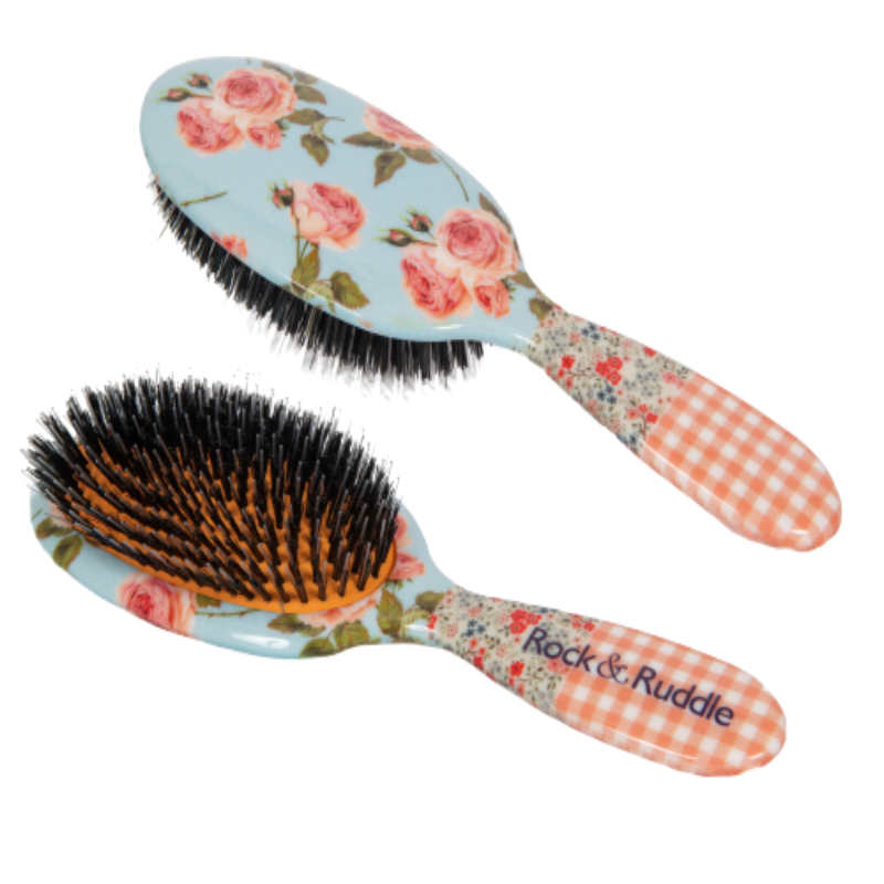 Rock & Ruddle Hairbrush Pink Gingham