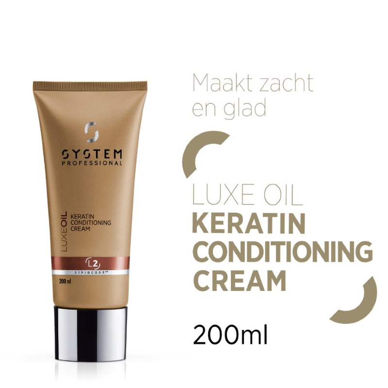 System Professional LuxeOil Keratin Conditioning Cream explanation