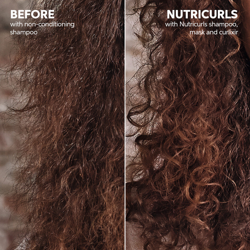 Wella Professionals Nutricurls Milky Waves Before and After