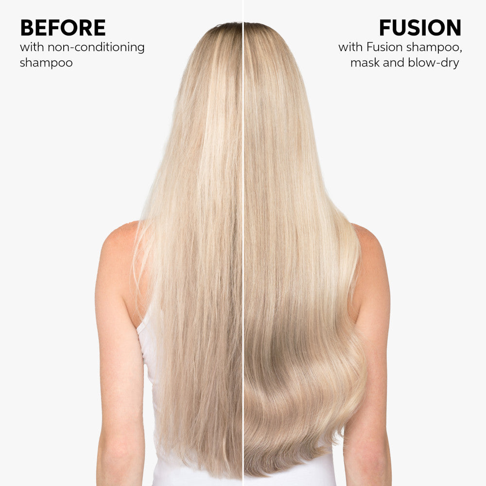 Wella professionals Fusion Intense Repair Conditioner Before and After
