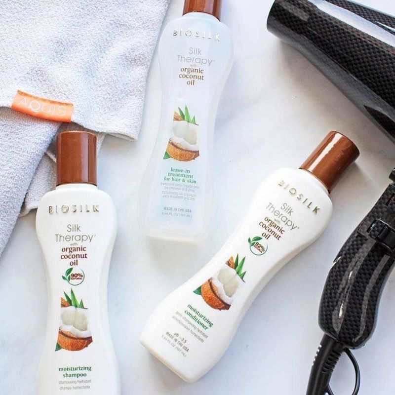 BioSilk Silk Therapy Coconut Oil Moisturising Shampoo 2