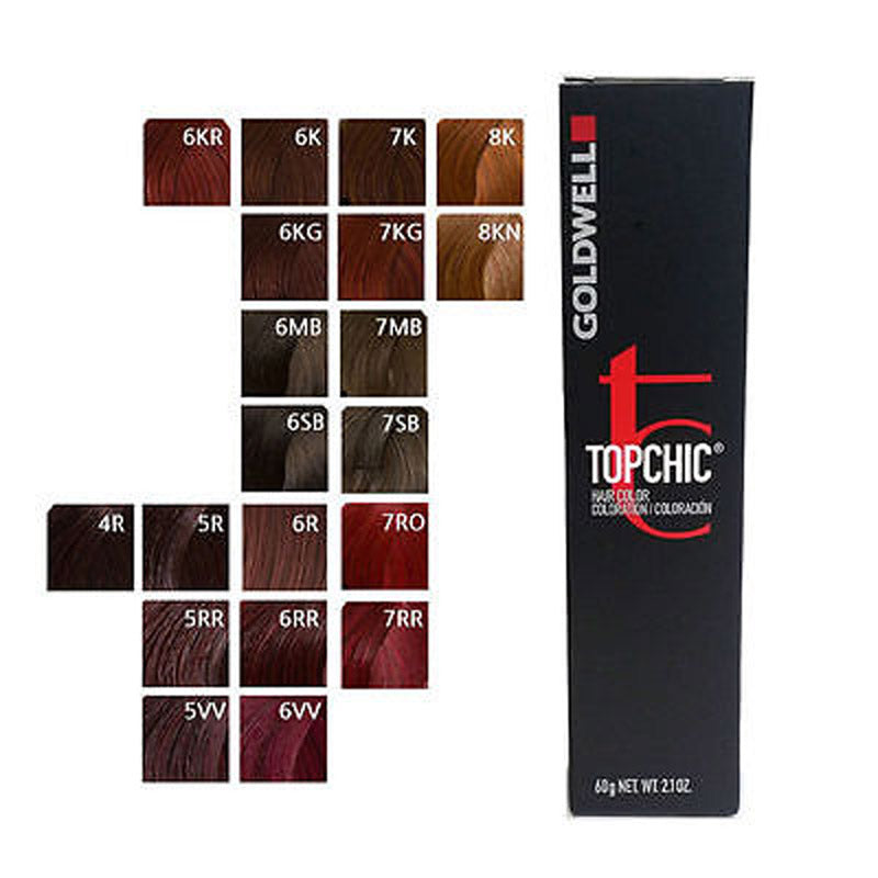 Goldwell Topchic Tube With Colour Chart 