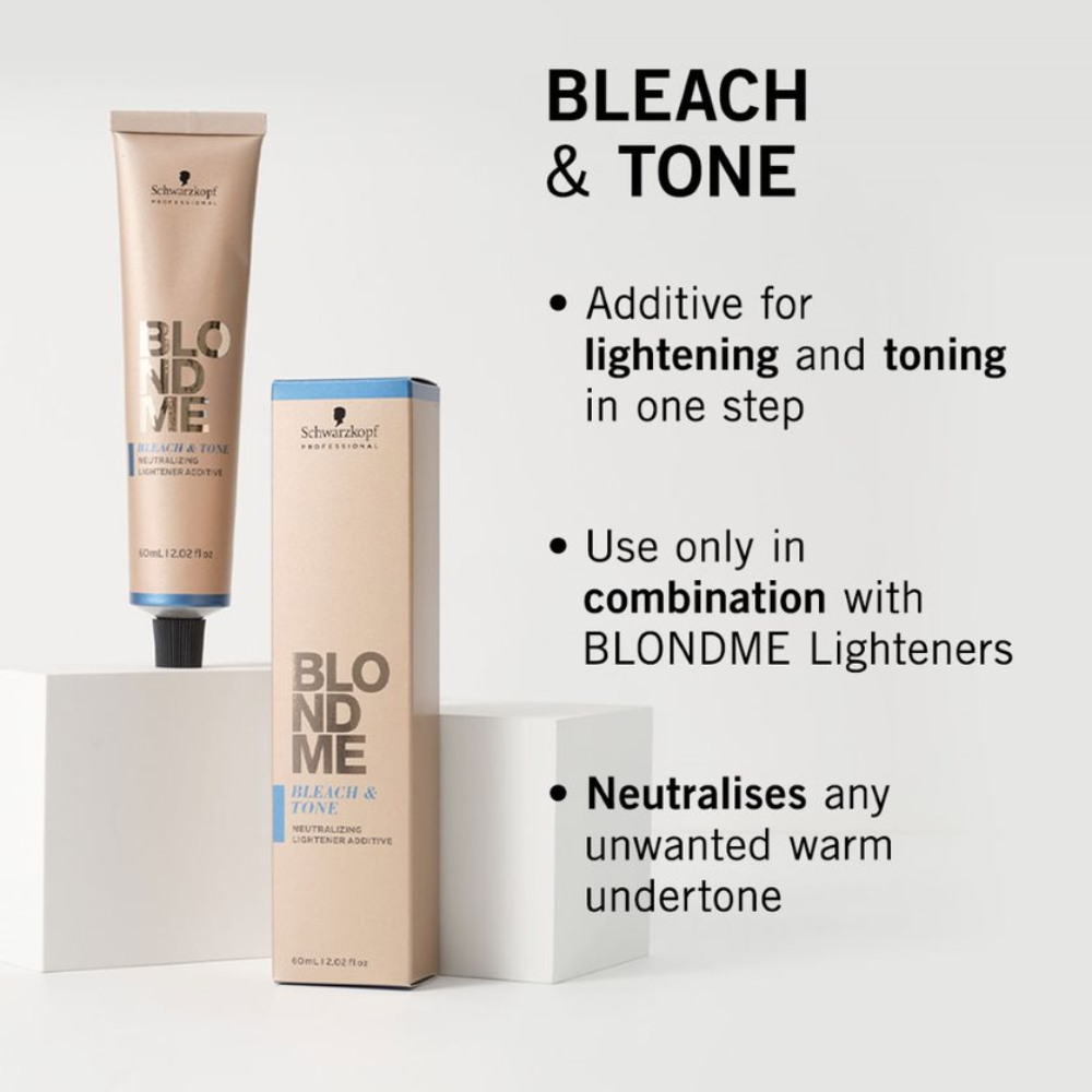 Schwarzkopf Professional Bleach &amp; Tone benefits
