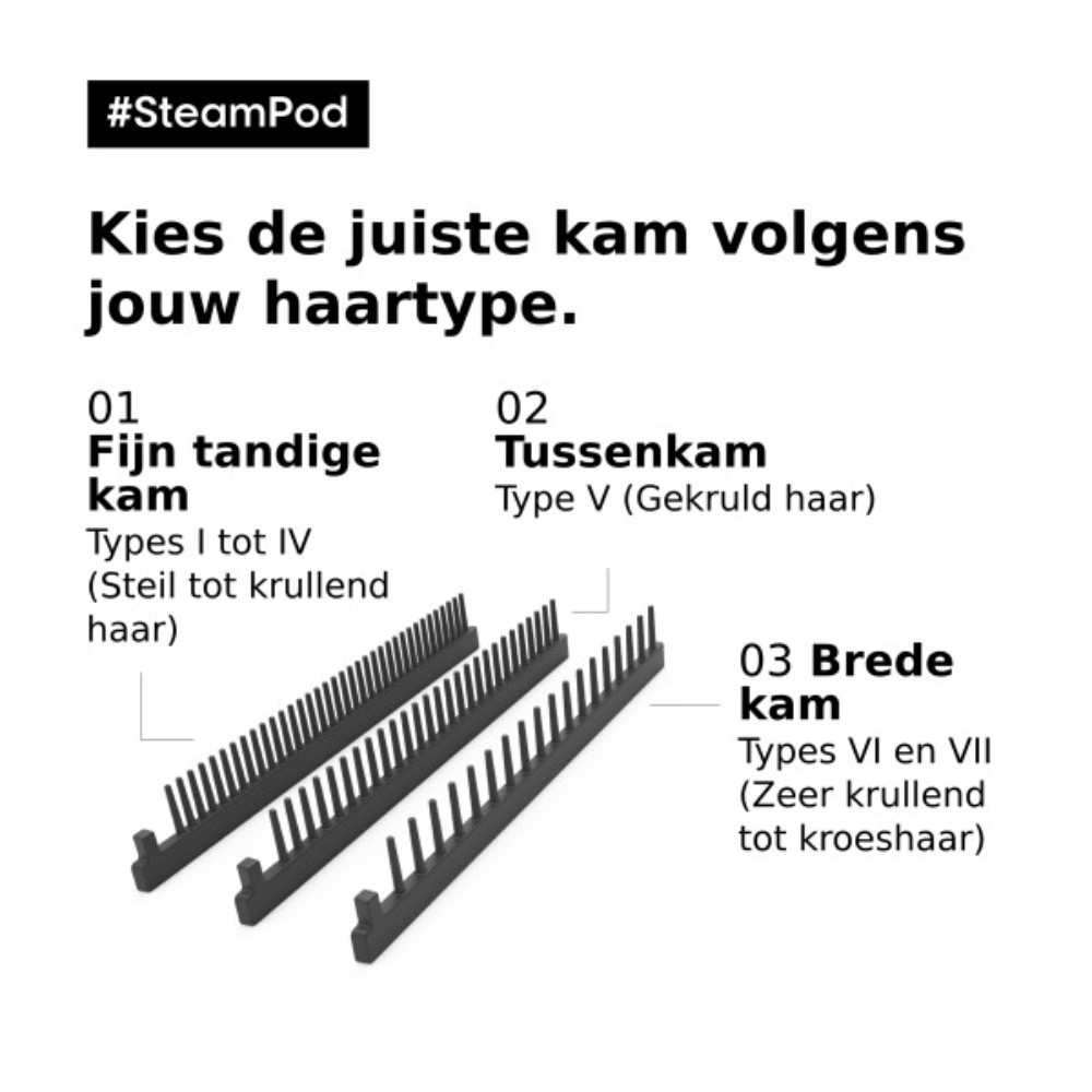 steampod 4 type comb