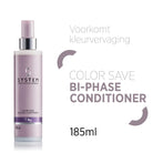 System Professional Color Save Bi-Phase Conditioner explanation