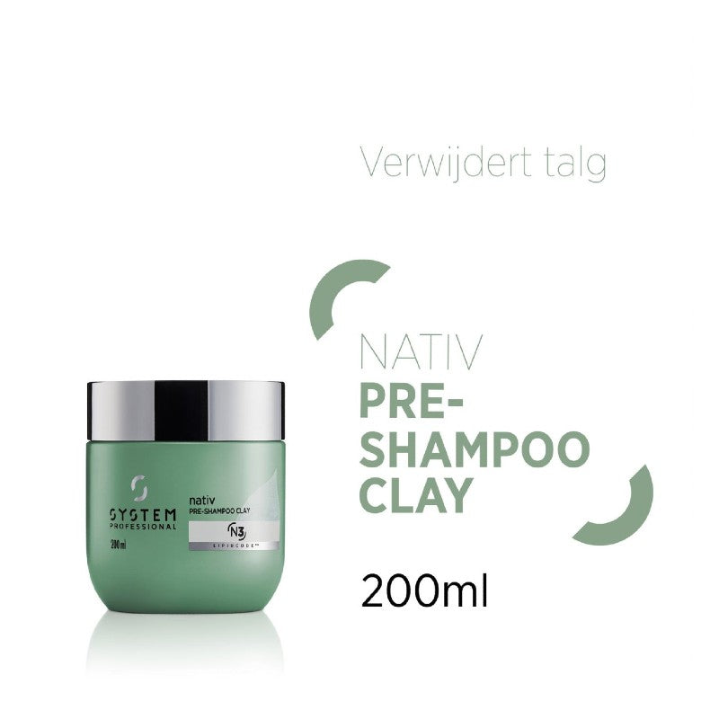System Professional Nativ Pre-Shampoo Clay 200 ml explanation