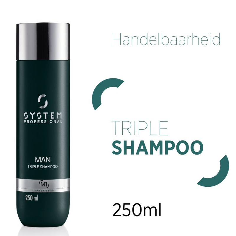 System Professional System Man Triple Shampoo explanation