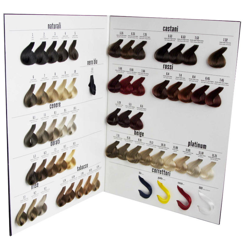 Viba Permanent Colouring Cream chart
