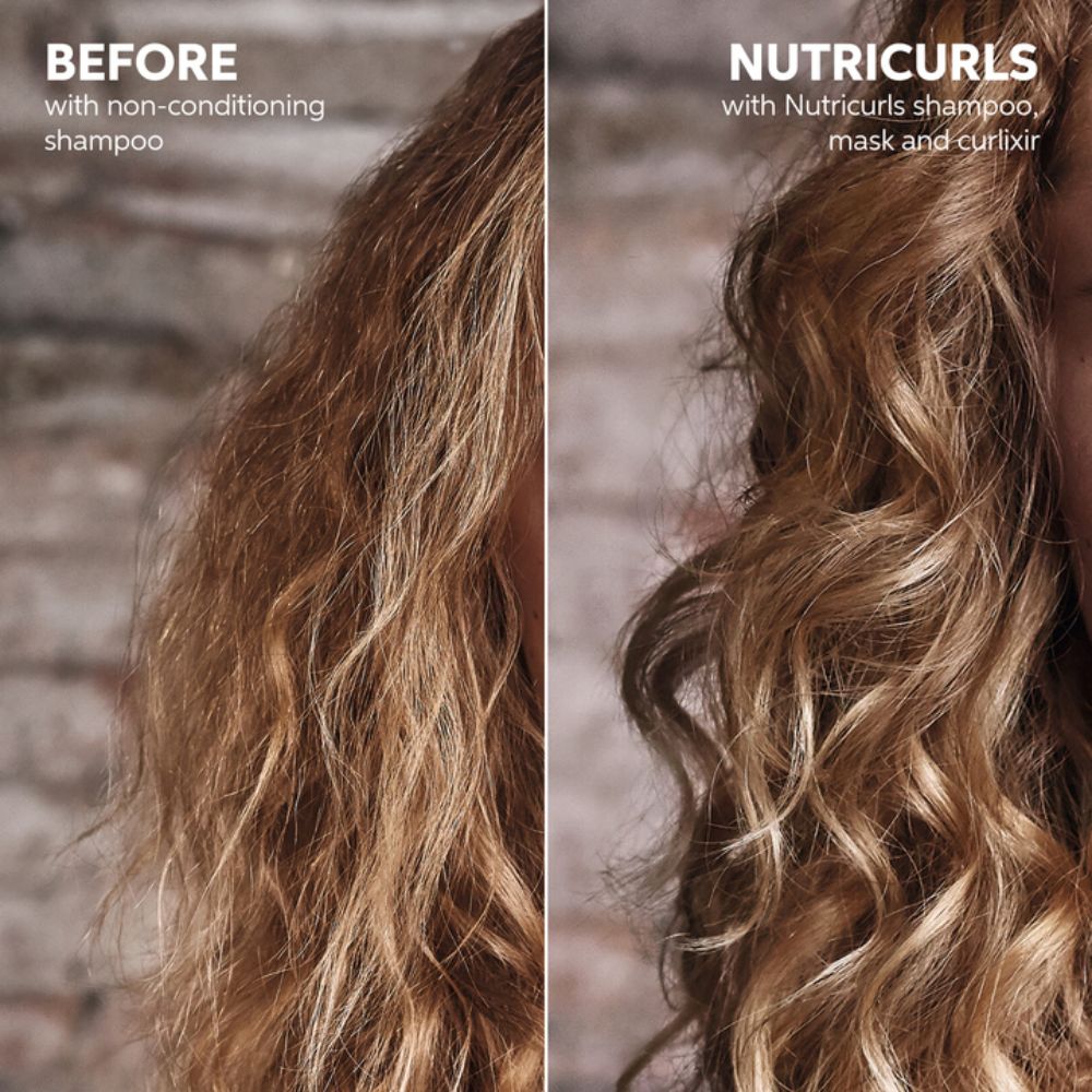Wella Professionals Nutricurls Conditioner Before and After